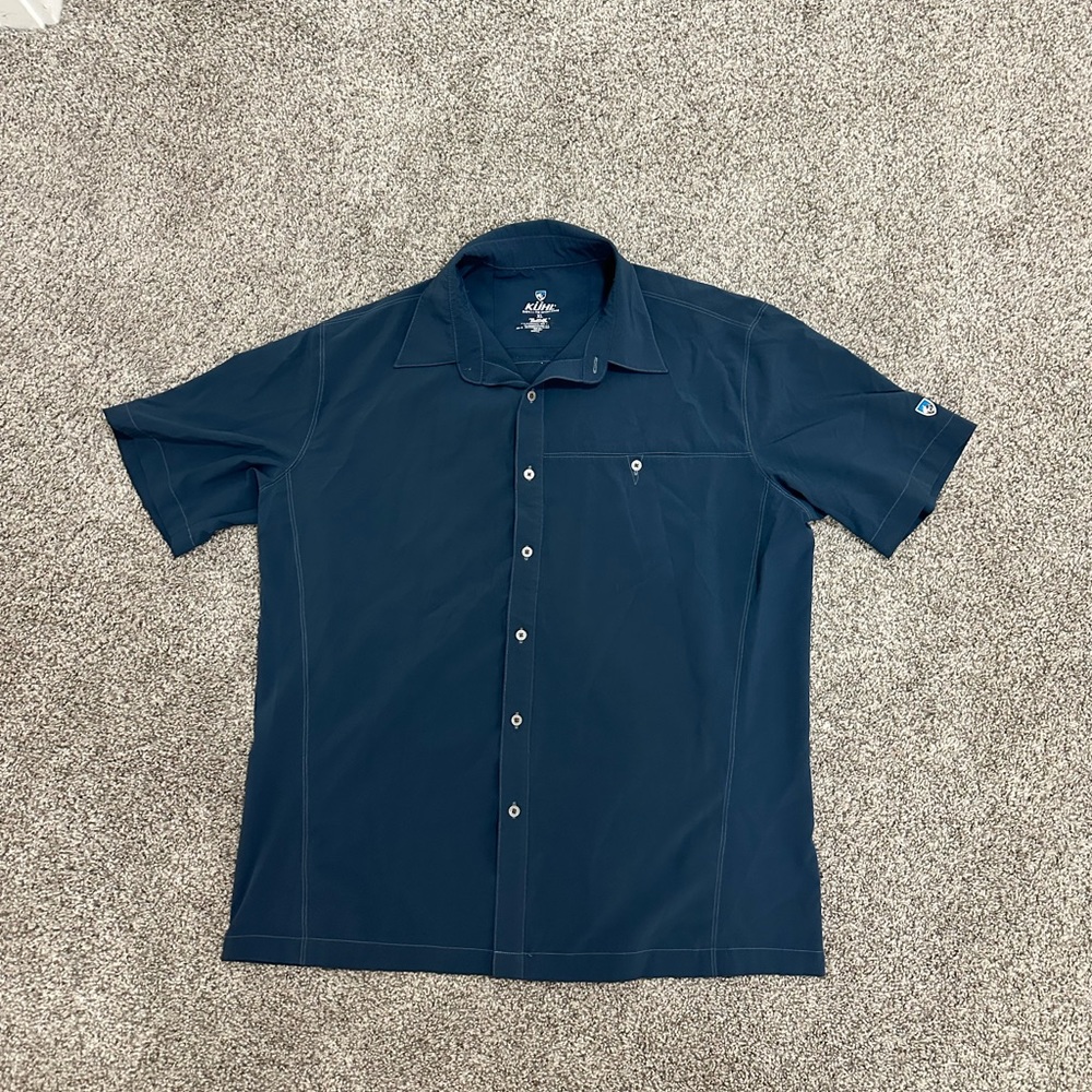 kuhl xl men’s button shirt